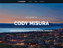 Tablet Screenshot of codymisura.com